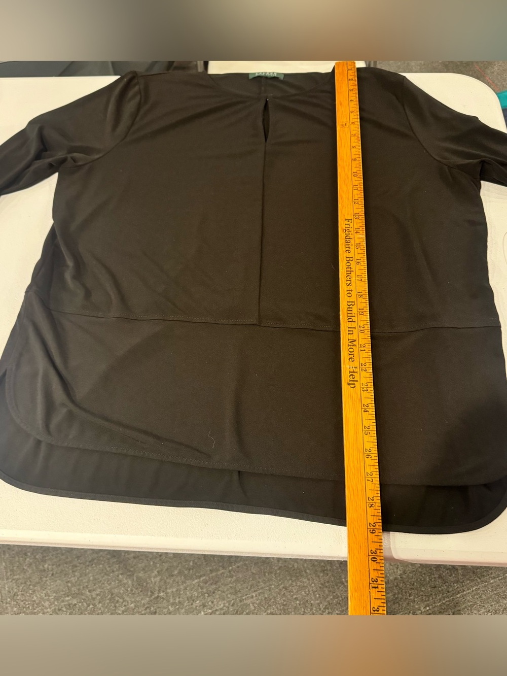 Women’s Black Lauren Ralph Lauren Blouse Preppy - Picture 9 of 9